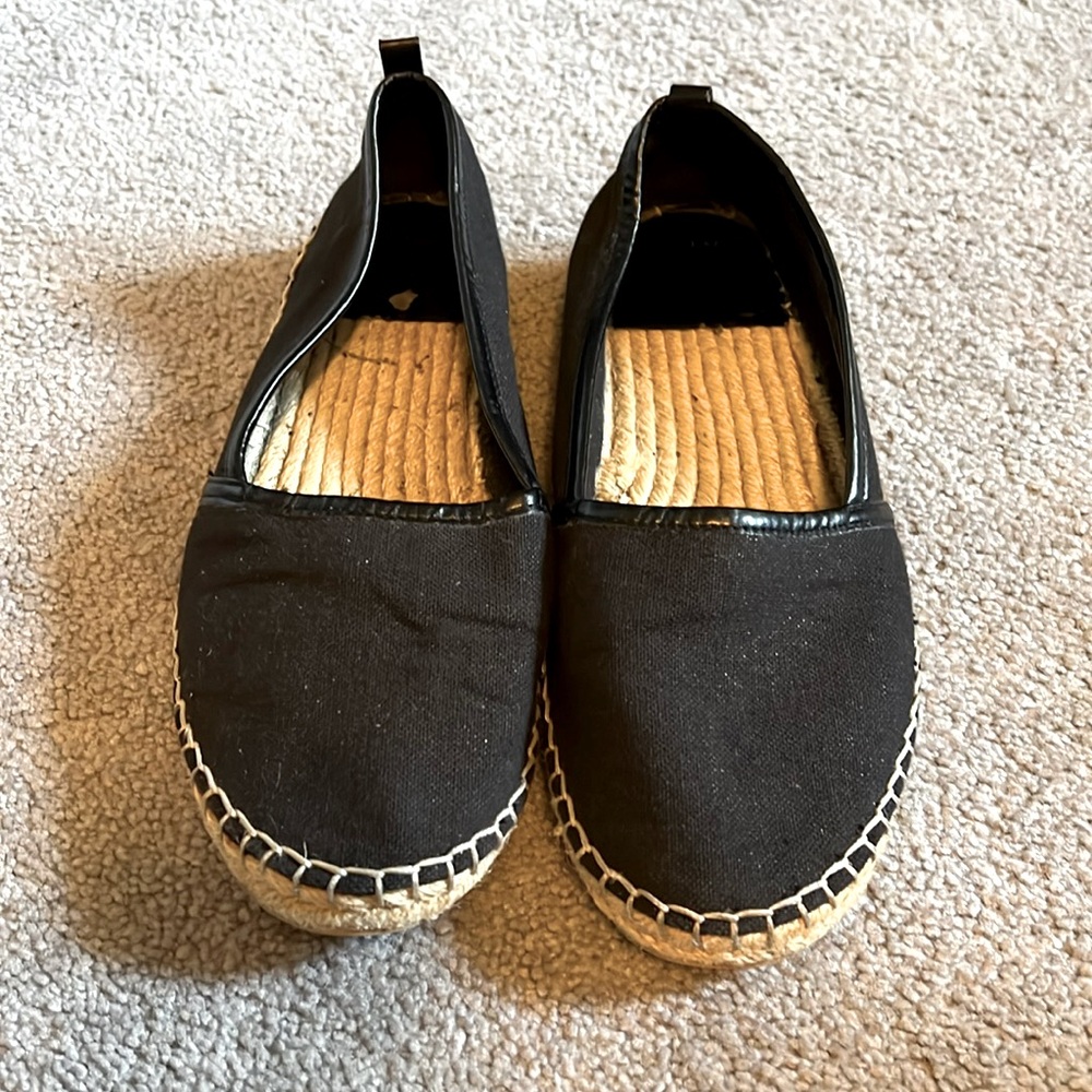 Cole Haan black women’s espadrille slip on size 8.5